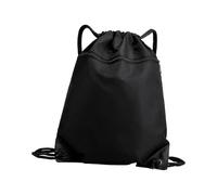 lopituwe Sports Gym Bag Drawstring Bag String Holds Essentials Beach Camping Draw String Bags Rucksack Active Lifestyles Drawstring Backpack Sack for Kids Men Women Large, Black, 43x50x1cm