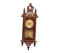 lopituwe Stylish Dollhouse Clock Wall Ornament 1 12 Scale Antique Charm Enhancing Various Miniature Spaces With Grace Dollhouse Model Miniature Furniture Decoration