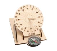 lopituwe Sundial Toys Wooden Assembling Craft Equatorial Clock Unique Scientific Model Learning Activity Science Toy Model1 Science Experiment Sundial Model DurableMade Of Wood