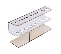lopituwe Tweezers Holder Stand Featuring Eight Holes Eyelash Extensions Clear Makeup Tweezers Display Sturdy Durable Organizer Multifunctional Compact Eyelash Holder