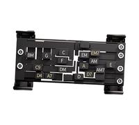 lopituwe Ukulele Guitar Assisted Learning Tools Guitar Practice Tool Protects Fingers Enhances Skills Nurture Passion For Music Folk Learning Assisted Attachment, Black