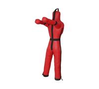lopituwe Un-Filled Taekwondo Karate Practice Dummy For Practicing Grappling Techniques Using Boxing Dummy Wrestling Un-Filled Taekwondo Karate Practice For Men, Red, 170cm