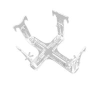 lopituwe User Friendly Acrylic Aircraft Display Rack Created For Home Elegant Aircraft Model Painting Assembly Display Fixed Stand DIY Assembly Bracket, Clear, 32x29.9cm