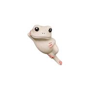 lopituwe Vivid Frog Ornament Collectible Home Desk Decoration Charming Figurine for Living Room Fog Figurine Charming and Cute.