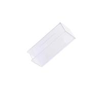 lopituwe Wall Mount Napkin Holder Box Table Dispenser Functional Storage Holder Facial Tissues and Other Smaller Items in Home Wall Mount Napkin Box Table Dispenser, Clear, 21x5.8x7.8cm