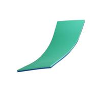 lopituwe Water Float Pad Comfortable Float Mat Pool Beach Summer Lounging Lightweight Easy Roll Up Storage Outdoor Unsinkable Pool Lounger Mat Bed Surfing Toy, Green Blue