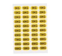 lopituwe Weighted White Number Stickers For Sporting Goods Encouraging Efficient Workout Planning And Enhanced Fitness Management Weight Stack Labels Gym Equipment Weight Stickers