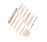 lopituwe Wooden Knitting Needles Set Lightweight Craft Tools For Children Learning Tapestry Weaving Skills . MaterialMade Natural Tapestries Tapestry Sweaters Shuttle Stick Wood