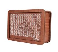 lopituwe Wooden Money Counting Bank With Counter Lovely Storage Option Promoting Smart Money Management Skills In Young Minds Handmade Piggy Bank With Marker Wooden Box, 5000 pound, 20x14.5x7.6cm