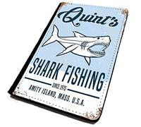Lopo |WTF| Passport Cover/Holder. Quint's Shark Fishing. Travel Protection.