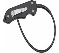 LOPUCK Protable Window Breaker, 2 in 1 Martial Art Training Self-Defense Whip, Multipurpose Tactical Whip for Combat Strike Personal Car Safety Tool