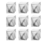 LOPUNER 100 Pcs Silver Padded Bubble Mailers Made of Makrofol Material Self Seal Closure Allows Handwriting and Postage Stamping for Packaging and Shipping Cell Phone Cases and Lip Gloss