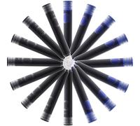 LOPUNER 100pcs Fountain Pen Ink Refills 3.4mm Aperture Simple Design Not Easy to Deform Easy to Carry for Write Letters and Homes