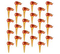 LOPUNER 100pcs Inflatable Torch for Events Realistic Flame Balloons for Cheering Fun Party Props for Sports Competitions Sports Game Decorations