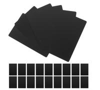 LOPUNER 100Pcs Matte Black Aluminum Metal Business Card Blanks for Laser Engraving Thick Portable Name Cards DIY Engraving Blanks for Office and Personal Use