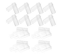 LOPUNER 100pcs Transparent Plastic Cuvettes for Laboratory Sample Measurement Reusable Sample Cells with Pathlength for Accurate Quantitative Analysis and Classroom Testing
