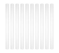 LOPUNER 10pcs Binding Bars: Plastic A4 Folder Report Covers Slide Grip Spine Bars for Resume File Documents - School Office Supplies Transparent