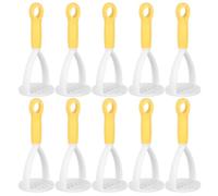 LOPUNER 10pcs Mini Potato Masher Kitchen Tool with Ergonomic Design and Lightweight Pp Material, Portable Food Smasher for Fruits and Vegetables, for Small Kitchens and Limited Counter