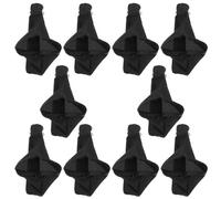 LOPUNER 10pcs Miter Saw Dust Bag for 255mm Saws, Black Zipper Closure | Thick Cloth Build, Wired Adjustable Stand, for Sliding Saws, Carpenters, Woodworkers, Garages