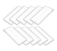 LOPUNER 10Pcs Transparent Banknote Organizer Cases for Collectors Clear Paper Money Holders for Home Display and Storage Suitable for Commemorative Bills Stamps Medallions Practical