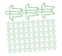 LOPUNER 120pcs Sea Turtle Paper Clips Metal Document File Organizer Clamps Nonslip Animal Shaped Paperclips for Office School Ocean Theme Document Organizer