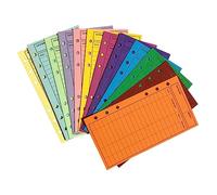 LOPUNER 12Pcs Cash Envelopes Budgeting with Money Tracking Sheets Budget Planner Inserts for Monthly Bill Organizing Cardstock Envelopes for Cash Management