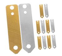 LOPUNER 12pcs Copper Zinc Anode Scientific Experiments and Electroplating Projects Easy to Assemble Zinc and Copper Strips for Fruit Battery Experiments and Educational Activities