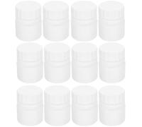 LOPUNER 12Pcs Medicine Bottles with Screw Caps 30Ml Refillable Plastic Containers for Solid and Liquid Storage, Lightweight for Portable Use