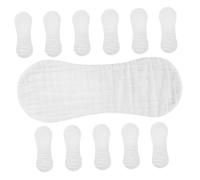 LOPUNER 12pcs Muslin Cloth Reusable Diapers Wash Cloths for Newborns Cotton Pads Soft Washcloths for Boy Girl