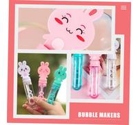 LOPUNER 12pcs Rabbit Head Bubble Wands Portable Outdoor Bubble Makers Great for Backyard Park Beach Playtime Gift