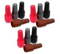 LOPUNER 12pcs Silicone Wine Bottle Stoppers Set with Leak-proof Seal and Spill Prevention, Elegant and Sophisticated Design for Glass Wine Bottles, for Home Or Bar Use