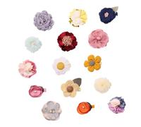 LOPUNER 15pcs Flower Hair Clips for Cute Floral Barrettes Accessories for Stylish Hairstyles Versatile Durable for Any Occasion