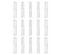 LOPUNER 15pcs Plastic Pen Box for Display and Carrying | Shell, Fixed Plate Ring Structure, Single-pen Slot, Office Use, Craft Fair Booth, Gift-ready Packaging