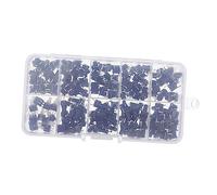 LOPUNER 180Pcs Pin Momentary Tactile Button Switch Kit DIY Electronic Components for Appliances and Devices High Sensitivity Micro Push Button in Plastic Storage Box