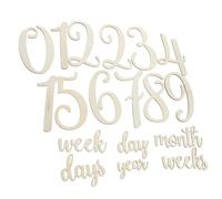LOPUNER 19pcs Wooden Milestone Cards Newborn Growth Signs Monthly Marker Cards for Capturing Precious Moments for Photography and Memory Preservation