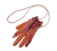 LOPUNER 1Pc Halloween Severed Hand Pendant Scary Decoration for Pranks Realistic Broken Body Part Accessory for Trick Treating and Halloween Parties