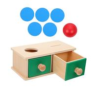 LOPUNER 1Set Wooden Eye Hand Coordination Training for Educational Montessori Plaything Safe and Durable Funny for Imagination and Fine Motor Skills Development