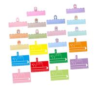 LOPUNER 2 Sets Reading Guide Bookmarks for Dyslexia Colored Tracking Strips Portable Handwriting Tools Students Reading Focus Aids Vibrant Colors