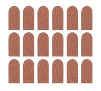 LOPUNER 200pcs Dollhouse Roofing Tiles: 1:6 Fish Scale Scalloped - Mini Roof Trim - Sheets for Victorian Builds Fairy Cottages Birdhouse Tops Scale Models