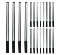 LOPUNER 20pcs Pen Ink Refills: 0.7mm Gel Ink Pen Replacement Cartridges - Conical Tip Universal Beadable Writing Tool Refills for Art Drawing Black