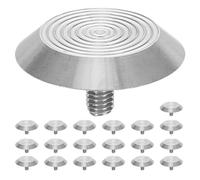 LOPUNER 20pcs Stainless Steel Tactile Pavement Studs Anti-slip Pineapple Texture, 3.5x3.5x0.5cm Blind Road Nail Markers for Outdoor Walkway Safety and Accessibility