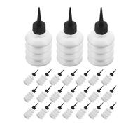 LOPUNER 24pcs Marker Refill Pigment: Oil Based Inks 25ml/0.85 Fl Oz Permanent Marker Ink for Office Writing Handcrafting - Large Tip Refill for Pen