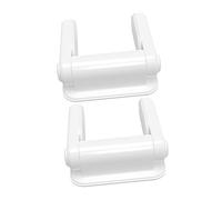 LOPUNER 2pcs Child Safety Locks for Doors White Plastic Door Lever Lock Child Proof Dangerous Places Sturdy Home Use
