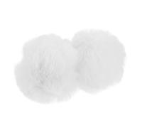 LOPUNER 2pcs Plush Bunny Tail Costume Accessories Soft Fluffy Pom Poms for Women Rabbit Tail for Cosplay Halloween Dress Up Party