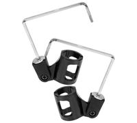 LOPUNER 2pcs Portable Mic Stand Crab Clamp for Microphone and Saxophone with 3.8mm Clip Hole Diameter, Made of Abs and Iron, Prevents Accidental Drops, for Outdoor Venues and Stage