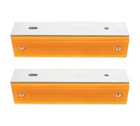 LOPUNER 2pcs Rectangle Reflective Road Sign Galvanized Iron Road Safety Pavement Studs for Directional Signs