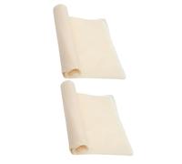 LOPUNER 2pcs Reusable Fabric Cheesecloth for Straining Soybean Milk and Cheese Effective Food Filtering, 60cm White Muslin Cloths Suitable for Steamers and Air Fryers