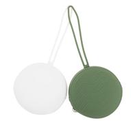 LOPUNER 2pcs Silicone Pacifier Case Portable Change Pouch for Travel Essentials Durable Coin Purse for Pacifiers and Items Storage Lightweight and Multifunctional