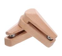 LOPUNER 2pcs Wooden Wall Mounted Quilt Clamps Heavy-Duty Tapestry Rack Clips Non-Drilling Rug Hangers for Towels Blankets Bathroom and Coffee Bar Storage