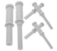 LOPUNER 3 Pairs of Plastic Handle Grips for Rocker Toys, Children Threaded Handle Replacement for Indoor Baby Animal Rocking Toy, Toddler Hobbyhorse